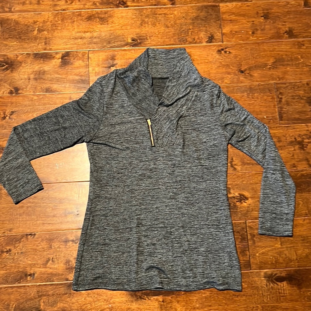 Zip neck top